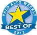 Palo Alto Weekly Best of 2012 Winner